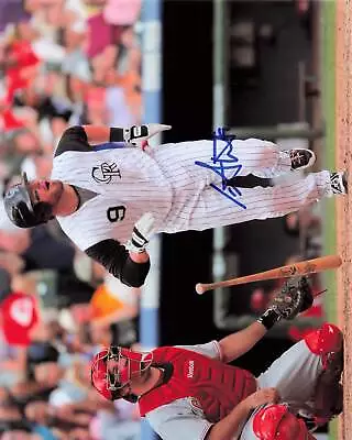 Ian Stewart Rockies Signed Auto 8x10 *3399 • $3