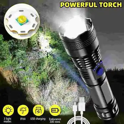 Lamparas De Mano Recargables LED Linternas Alta Potencia 1200000 Lumens Potente • $15.99