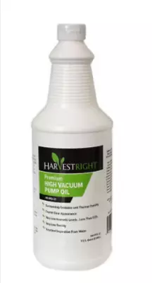 Harvest Right Premium High Vacuum Pump Oil - 1 Quart - Long-Lasting Lubrication • $16.20