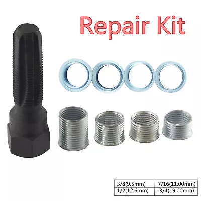 DIY Steel 14mm Car SUV Spark Plug Rethread Reamer Tap Thread Repair Handle Tool • $27.04