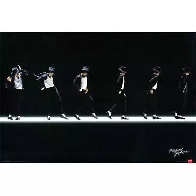 $20.65 • Buy Hot Stuff Enterprise Z133-24x36-NA Michael Jackson Moonwalk Poster- 24 X 36