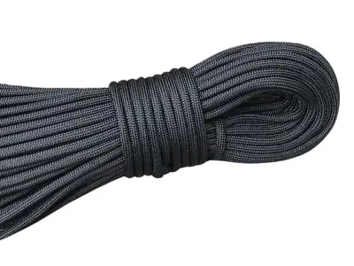 Black 550 Paracord 4mm Rope ~ 100ft / 30m Hank (USA Made) #NEW • $17.99