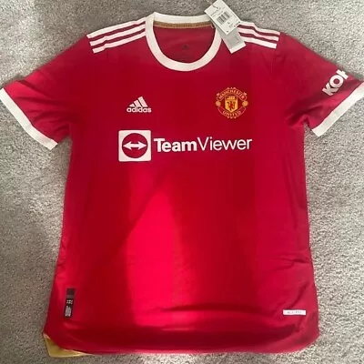 Manchester United Soccer Jersey Adidas Mens Multiple Sizes New Home Red H31090 • $39.99