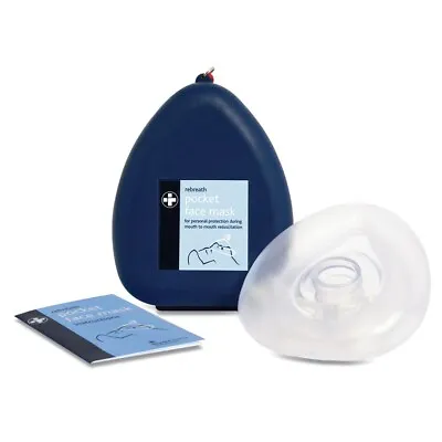 Premium CPR Pocket Face Masks - Mouth To Mouth First Aid Emergency  • £8.95