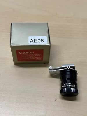 Unused Canon Magnifier With Adapter S For A-1 AE-1 (AE06) • $40