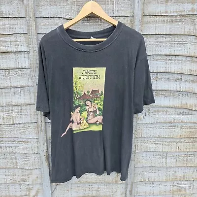 Rare Vintage Janes Addiction Jubilee Tour Band T Shirt Mens XL • £149.99