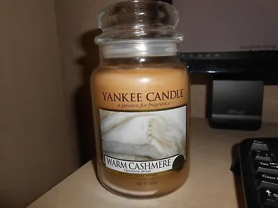 Yankee Candle   Warm Cashmere   Large Jar  623g   Brand New • £17.99