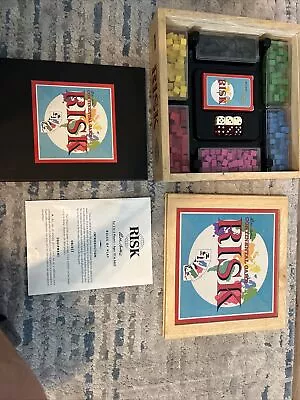 2003 Parker Brothers Nostalgia Series Risk Continental Board Game Wooden Box • $19.99