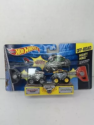 NEW Hot Wheels Monster Jam Mighty Minis *MONSTER MUTT & BLACK STALLION* • $16.99