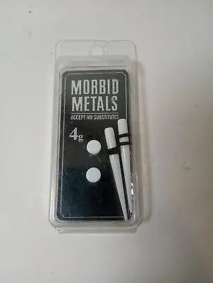 Morbid Metals Taper Black Basic W Plug 4 Pk 6g Ear Plug Body Jewelry NEW • $10