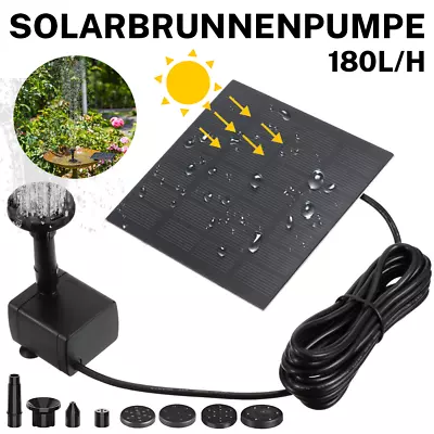 1/3x Solar Power Fountain Submersible Floating Water Pump Bird Bath Pond Garden • $9.41