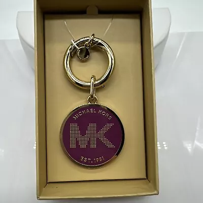 NIB Michael Kors Metal Pomegranate Key Charm Gold Tone W/ Box! • $24.99