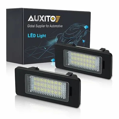 Error Free LED License Plate Light Bulb Tag Lamps 2pcs For BMW E90 E92 E60 E61 • $11.39