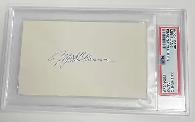 Mel Blanc Vintage Signed 3x5 Card PSA Encapsulated • $210