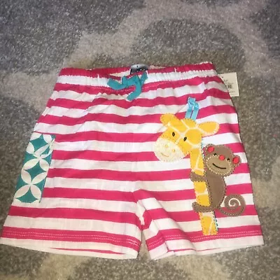 New With Tags Mud Pie Swim Trunks 12-18 Months Giraffe Monkey • $7.16