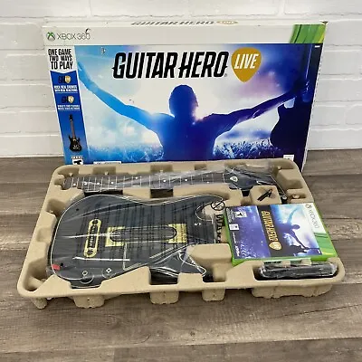 $99 • Buy Guitar Hero Live Bundle Microsoft Xbox 360 Sealed Game, Dongle Guitar Open Box
