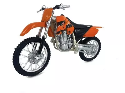 Ktm 450 Sx Racing Off Road Bike Model New 1:18 Gift Motorcycle Replica By Welly • $15.99