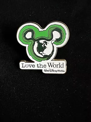Disney Pin WDW - Mickey Mouse Icon - Love The World Pin 68200 • $4.99