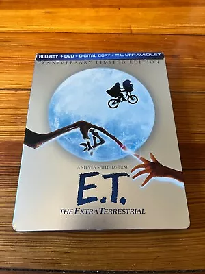 E.T. The Extra-Terrestrial Anniversary Limited Edition Steelbook (Blu-Ray + DVD) • $11.99