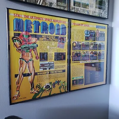 FRAMED Retro 1992 Metroid NES Game Samus Video Game Wall Art  • $44