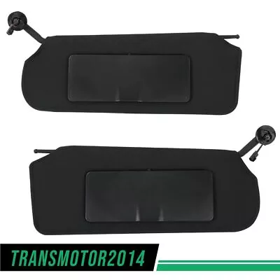 1Pair Sun Visor Vanity Mirror C5 Black Sunvisors Fit For 1997-2004 Corvette New • $50.94