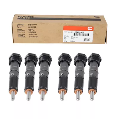 6X Diesel Injectors For 89-93 Dodge Ram 5.9L Cummins 12V 70-90 HP M12 154 5*12 • $111