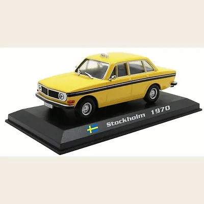 Volvo 144 - Stockholm Taxi - Sweden - 1970 - 1/43 (No21) • $19