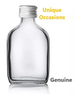 £3.95 • Buy Miniature 50ml Glass Bottle Gin Wedding Favour Zam Zam Flask Mini Gift Nikkah