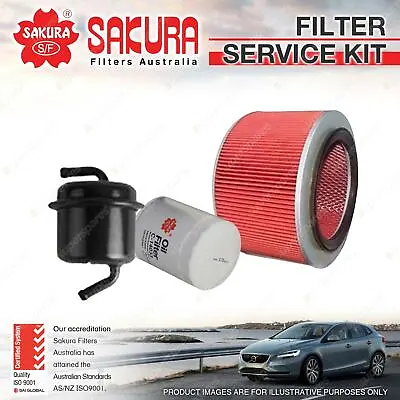 $56.95 • Buy Sakura Oil Air Fuel Filter Service Kit For Suzuki Sierra SJ413 1.3L 10/84-1999