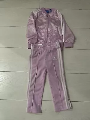 ❤️adidas Baby Girl Tracksuit Age 18-24 Months • £7.99