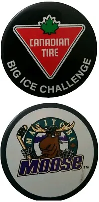 Manitoba Moose Ihl Official Game Puck Canadian Tire Big Ice Challenge Rare • $39.99