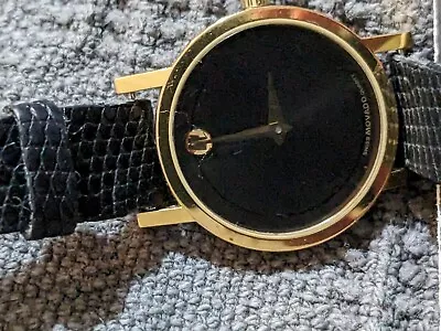 Vintage Movado Museum Watch Gold Case & Sapphire Crystal • $150