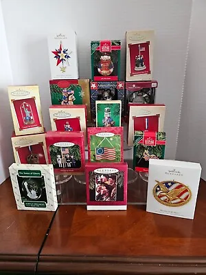 Various Patriotic Ornaments 1980-2010  New Or Mint In Original Box • $11.95