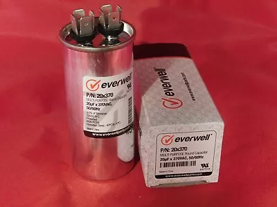  Run Cap  20 MFD 370 Vac Electric Motor Run Oil Filled Capacitor Uf HVAC  • $9.48