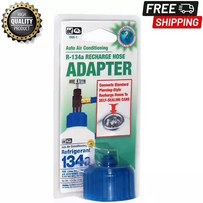 Interdynamics (DVA1) R-134a Self-Sealing Can Recharge Hose Adapter • $6.79