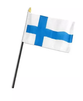 Finland Flag 4 X6  Desk Table Stick  • $6.44