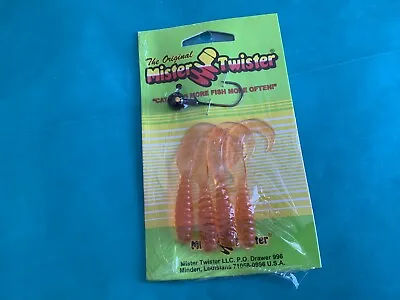 Vintage Mister Twister LURE ORIGINAL  4 Pack Unopened NOS • $8.99