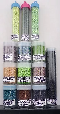 13 Tubes - 6/0 6mm Bead Lot Many Colors & Finishes Japanese Matsuno Dyna-Mites • $22