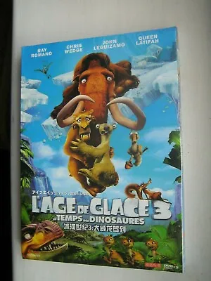 L'AGE DE GLACE 3 - Le Temps Des Dinosaures DVD {Region 2} Ice Age 3 - New Sealed • £3.10