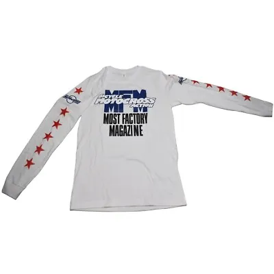 Bmx Action  Most Factory Magazine  Repop Jersey Size Md White/blue/red/black • $49.99