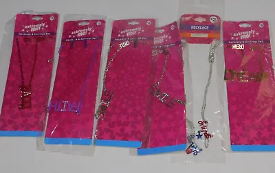 $15.85 • Buy Lot Of 6 Vintage Costume Jewelry Necklaces & Pierced Earrings Sets Children Teen