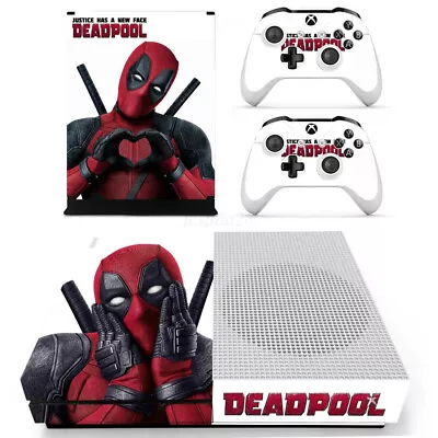 AU FOR Xbox One S Console Decal Sticker Controllers Vinyl Skin -DEADPOOL • $20.51