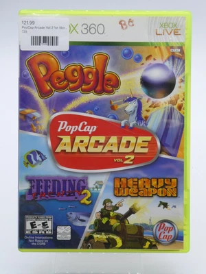 $19.99 • Buy PopCap Arcade Vol. 2 Xbox 360 Complete W Manual Tested Working CIB