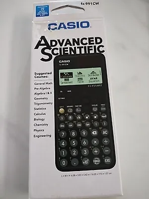 CASIO ADVANCED SCIENTIFIC CALCULATOR FX-991CW Black (BRAND NEW) • $25.65