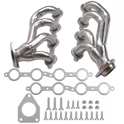 For 02-16 Chevy Silverado 1500 2500hd 3500HD Shorty Header Manifold 4.8 5.3 6.0L • $158