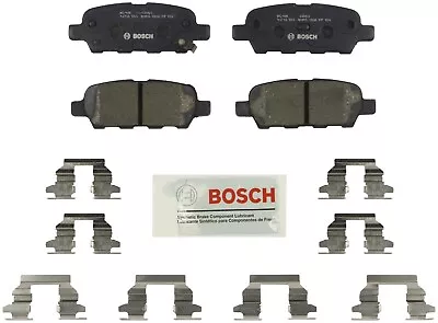 Bosch QuietCast Rear Ceramic Brake Pads With Hardware For Infiniti Nissan Suzuki • $36.96