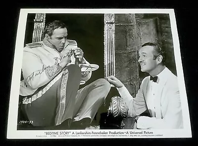 MARLON BRANDO Signed Autograph 8x10 Photo Bedtime Story GREAT VINTAGE RARE! • $75