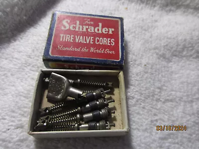 Vintage Schrader Tire Valve Cores - NOS Box Of 5 • $14.50