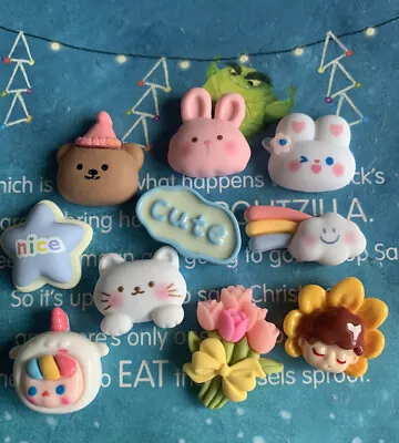 £4.38 • Buy 10Pcs Shoes Accessories DIY Cute Shoes Buttons Decoration For Croc Charms Gif