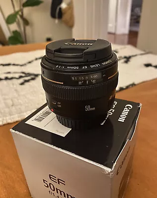 Canon EF 50mm F1.4 USM Standard Lens Excellent Condition • $450